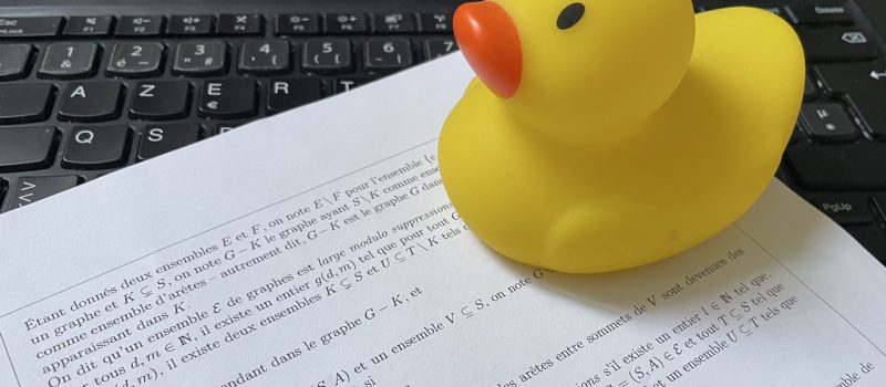L’avis du canard en plastique – TGIF